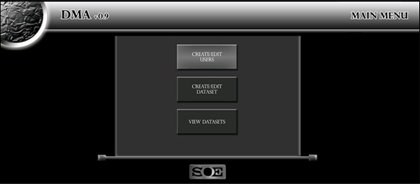 Data Management Application Home