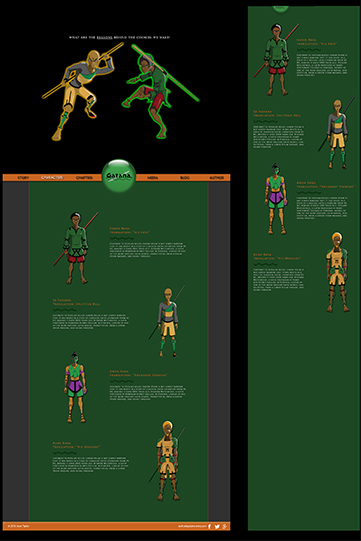 Gatana-story.com layout